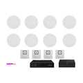 4 Zone Sonos Multi-Room System with White Wall Controls & 8x Monitor Audio C165 Ceiling Speakers