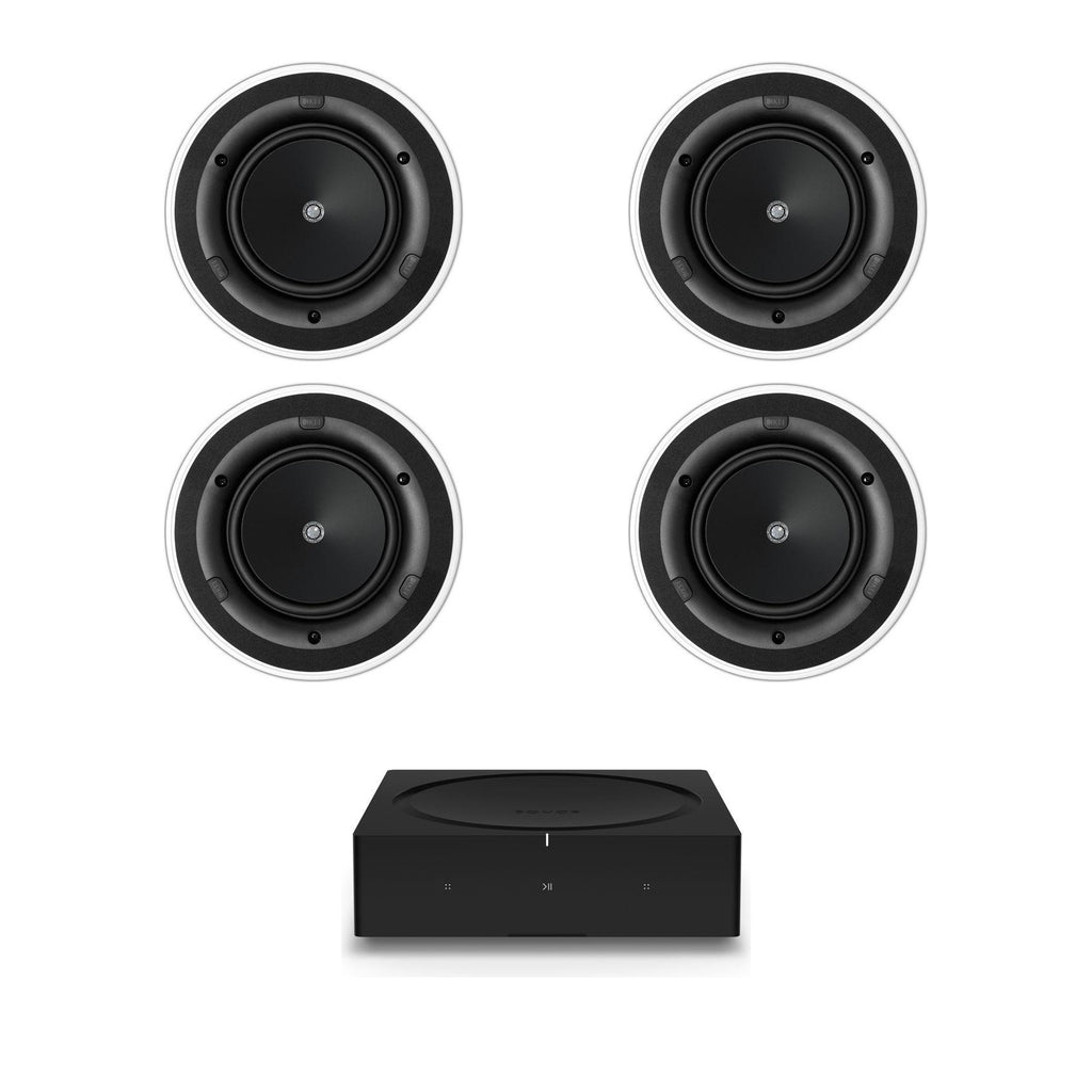 System: Sonos Amp + 4x KEF Ci160.2CR Ceiling Speaker Package