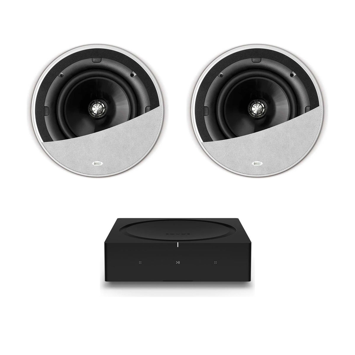 System: Sonos Amp + 2x KEF Ci200QR Ceiling Speaker Package