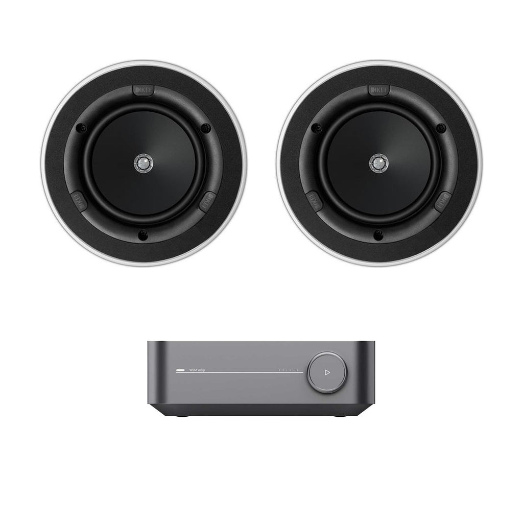 System: WiiM Amp + 2x KEF Ci130.2CR Ceiling Speaker Package