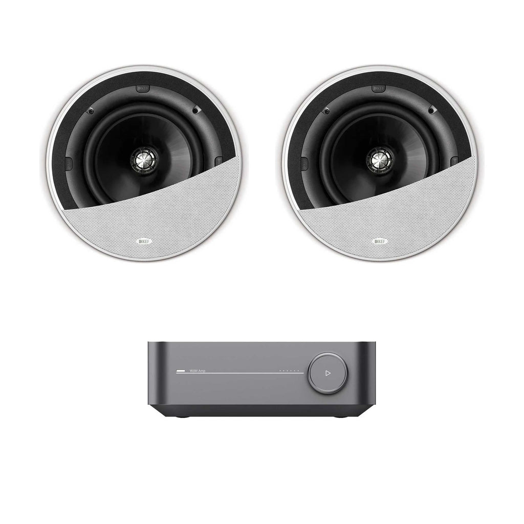 System: WiiM Amp + 2x KEF Ci200QR Ceiling Speaker Package