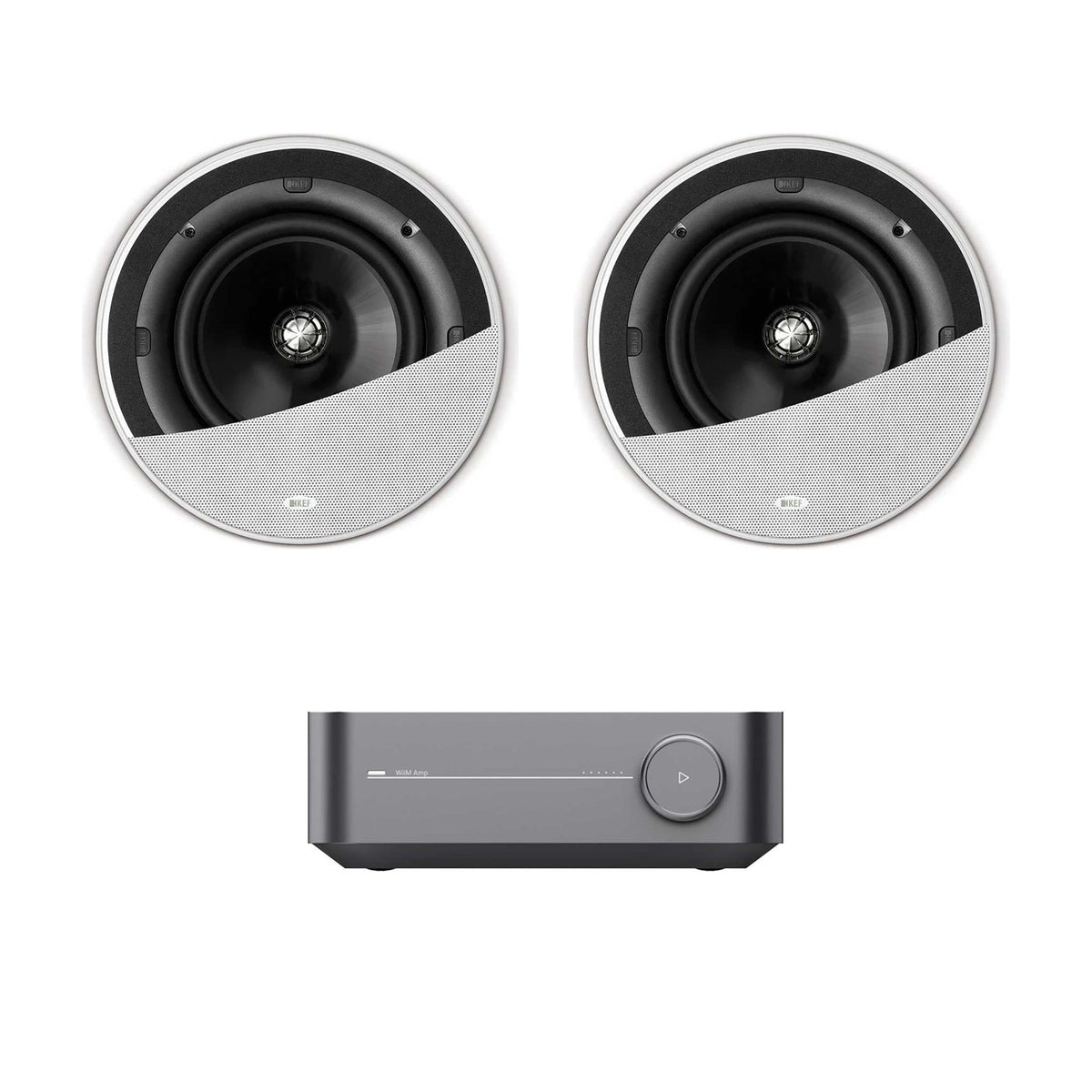 System: WiiM Amp + 2x KEF Ci200QR Ceiling Speaker Package