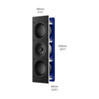 KEF Ci3120QLM-THX THX Select In-Wall Speaker – dimensions