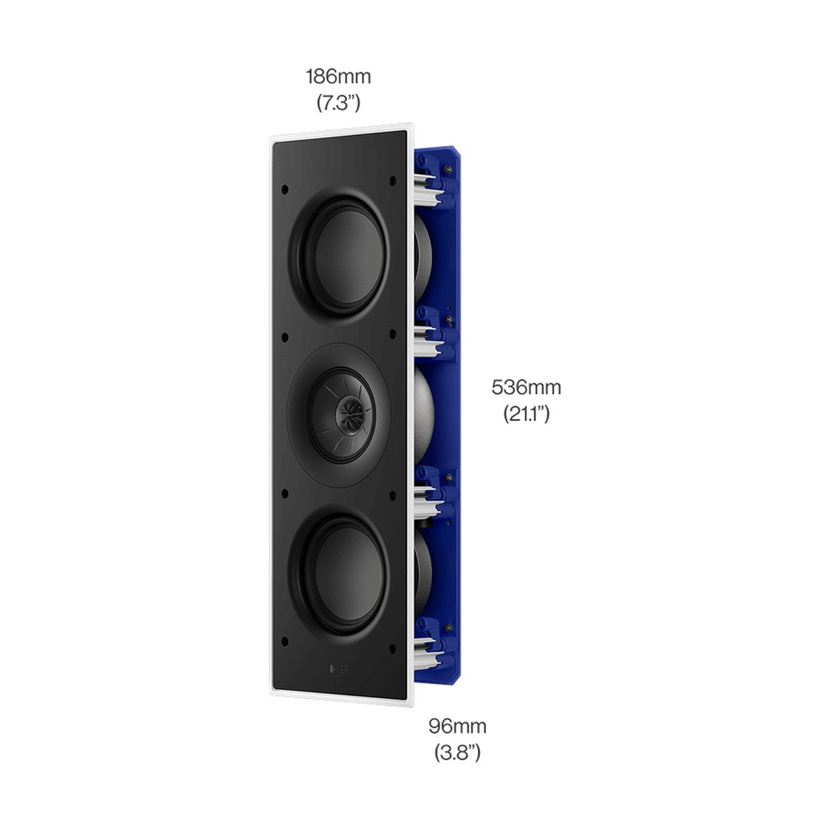 KEF Ci3120QLM-THX THX Select In-Wall Speaker – dimensions