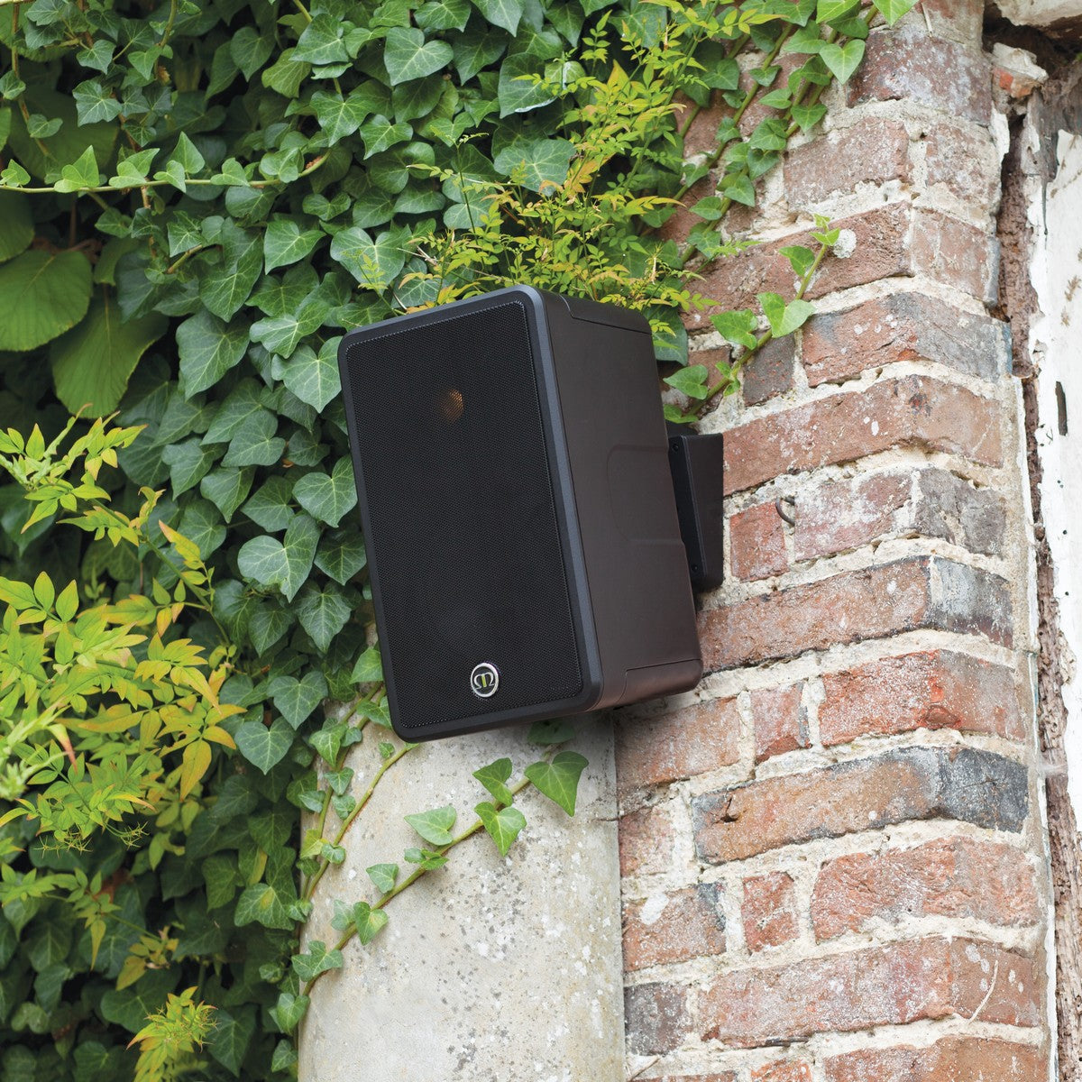 Monitor Audio Climate 50 Outdoor Speakers (Pair) – installed on brick wall