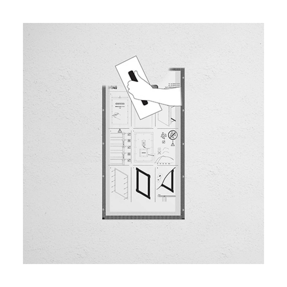 Monitor Audio IV140 Invisible In-Wall Speaker – plastering