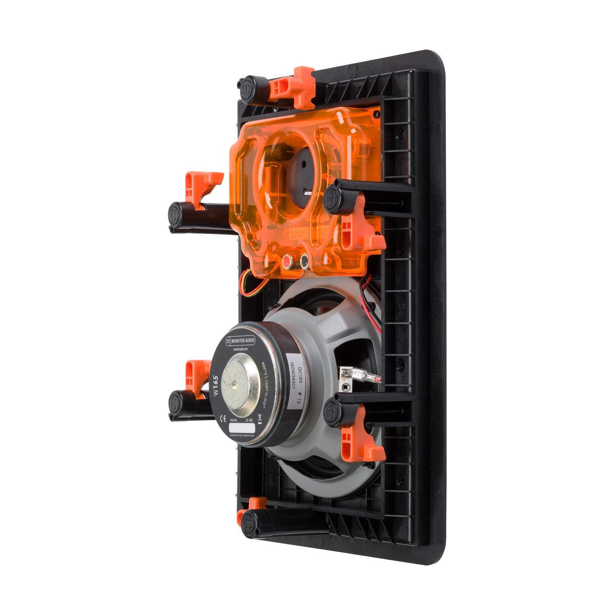 Monitor Audio W165 6.5" In-Wall Speaker – rear angled